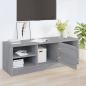 Preview: TV-Schrank Grau Sonoma 102x35,5x36,5 cm Holzwerkstoff