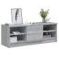 Preview: TV-Schrank Grau Sonoma 102x35,5x36,5 cm Holzwerkstoff