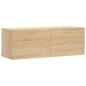 Preview: Wandschrank Sonoma-Eiche 100x36,5x35 cm Holzwerkstoff