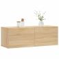 Preview: Wandschrank Sonoma-Eiche 100x36,5x35 cm Holzwerkstoff