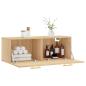 Preview: Wandschrank Sonoma-Eiche 100x36,5x35 cm Holzwerkstoff