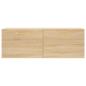 Preview: Wandschrank Sonoma-Eiche 100x36,5x35 cm Holzwerkstoff