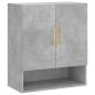 Preview: Wandschrank Betongrau 60x31x70 cm Holzwerkstoff