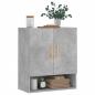 Preview: Wandschrank Betongrau 60x31x70 cm Holzwerkstoff