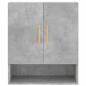 Preview: Wandschrank Betongrau 60x31x70 cm Holzwerkstoff