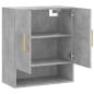 Preview: Wandschrank Betongrau 60x31x70 cm Holzwerkstoff