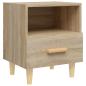 Preview: Nachttisch Sonoma-Eiche 40x35x47 cm