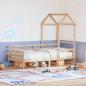 Preview: ARDEBO.de - Tagesbett mit Dach 90x190 cm Massivholz Kiefer