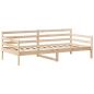 Preview: Tagesbett mit Dach 90x190 cm Massivholz Kiefer