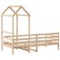 Preview: Tagesbett mit Dach 90x190 cm Massivholz Kiefer