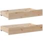 Preview: Tagesbett Ausziehbar mit Schubladen ohne Matratze 80x200 cm
