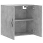 Preview: Wandschrank Betongrau 60x31x60 cm Holzwerkstoff