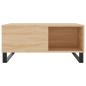 Preview: Couchtisch Sonoma-Eiche 80x80x36,5 cm Holzwerkstoff