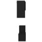 Preview: TV-Cabinet-Set mit Regal mit Speicher mit Tür 4 pcs Schwarz Eiche 60 x 30 x 30 cm