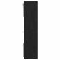 Preview: TV-Schrank-Set mit Regal 8 pcs Schwarz Eiche 181 x 30 x 120 cm
