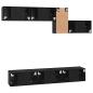 Preview: TV-Schrank-Set mit Regal Sonstiges mit Speicher mit Tür 7 pcs Schwarz Eiche 60 x 30 x 30 cm