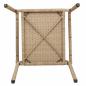 Preview: Outdoor-Stühle 4 pcs Creme, Braun