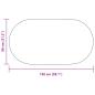 Preview: Teppich Braun 80 x 150 cm PP