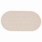 Preview: Teppich Cremefarben 100 x 200 cm PP