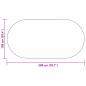 Preview: Teppich Cremefarben 100 x 200 cm PP