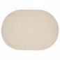 Preview: Teppich Cremefarben 120 x 170 cm PP