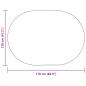 Preview: Teppich Cremefarben 120 x 170 cm PP