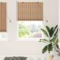 Preview: ARDEBO.de - Fensterjalousien & -schatten Hellbraun 120 x 220 cm Bambus