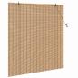 Preview: Fensterjalousien & -schatten Hellbraun 140 x 160 cm Bambus