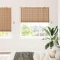 Preview: ARDEBO.de - Fensterjalousien & -schatten Hellbraun 150 x 220 cm Bambus