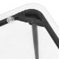 Preview: Gartentisch Schwarz 80 x 40 x 45 cm Poly Rattan