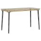 Preview: Gartentisch Natürlich 80 x 40 x 45 cm Poly Rattan