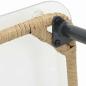 Preview: Gartentisch Natürlich 80 x 40 x 45 cm Poly Rattan