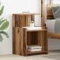Preview: Bettschrank Altholz 40 x 35 x 60 cm Spanplatte