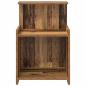 Preview: Bettschrank Altholz 40 x 35 x 60 cm Spanplatte