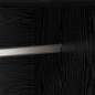Preview: Kleiderschrank Schwarz Eiche 82,5 x 51,5 x 180 cm Holzwerkstoff