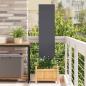 Preview: ARDEBO.de - Garten dekoratives Panel Anthrazit 32 x 140 cm