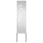 Preview: Garten dekoratives Panel Silber 32 x 140 cm Edelstahl