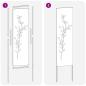 Preview: Garten dekoratives Panel Silber 32 x 140 cm Edelstahl