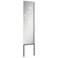 Preview: Garten dekoratives Panel Silber 32 x 140 cm