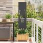 Preview: ARDEBO.de - Garten dekoratives Panel Schwarz 32 x 140 cm
