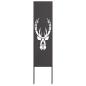 Preview: Garten dekoratives Panel Schwarz 32 x 140 cm