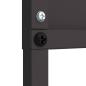 Preview: Garten dekoratives Panel Schwarz 32 x 140 cm