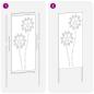 Preview: Garten dekoratives Panel Silber 50 x 140 cm Edelstahl