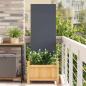 Preview: ARDEBO.de - Garten dekoratives Panel Anthrazit 50 x 140 cm