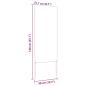 Preview: Garten dekoratives Panel Anthrazit 50 x 140 cm
