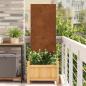 Preview: ARDEBO.de - Garten dekoratives Panel Rostig 50 x 140 cm Wetterstahl