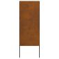 Preview: Garten dekoratives Panel Rostig 50 x 140 cm Wetterstahl
