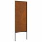 Preview: Garten dekoratives Panel Rostig 50 x 140 cm Wetterstahl