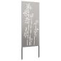 Preview: Garten dekoratives Panel Rostig 50 x 140 cm Wetterstahl