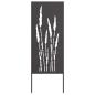 Preview: Garten dekoratives Panel Schwarz 50 x 140 cm